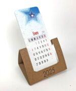 calendario artesanal creativo en papel reciclado 2025