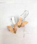 pendientes papel mariposa primavera alegres