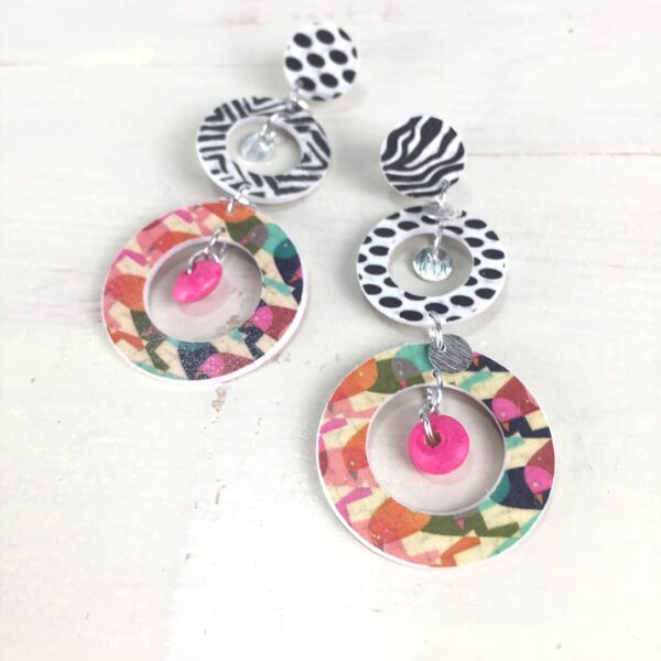 pendientes hechos mano mujer originales de fiesta