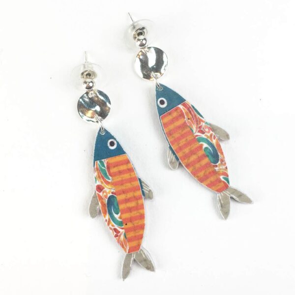 pendientes divertidos mujer hechos a mano peces